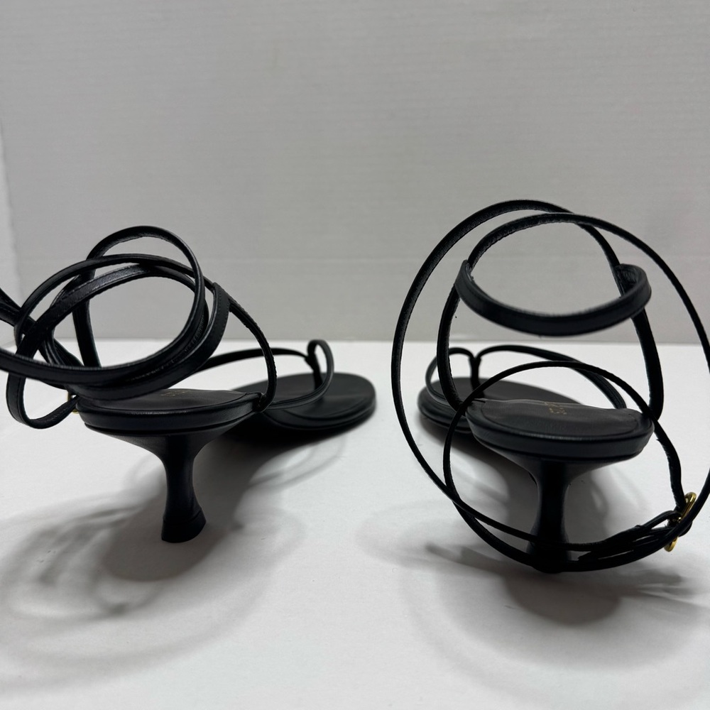 Stuart Weitzman Jimena Black Strappy Sandals - Picture 11 of 11